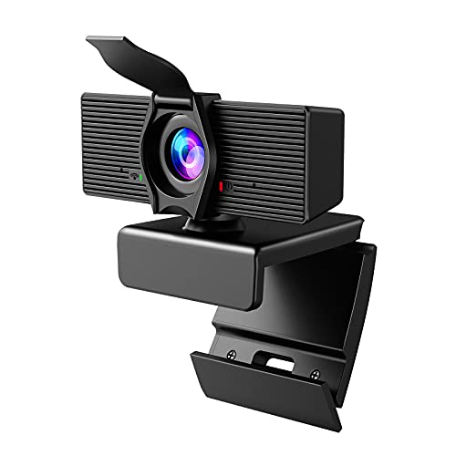 1080P HD Webcam with Microphone and Privacy Cover