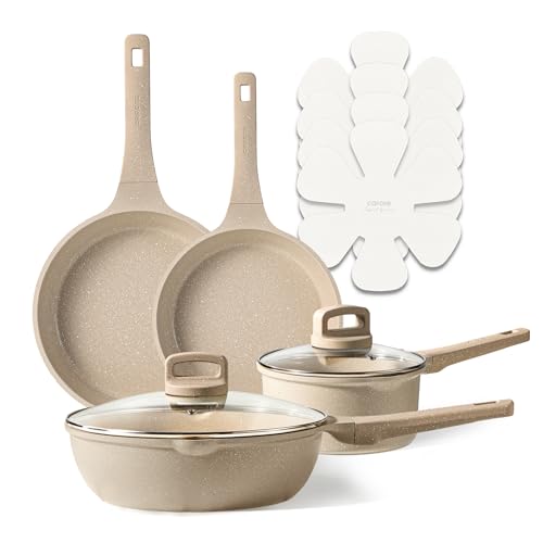 10 Piece Nonstick Induction Pots and Pans Set