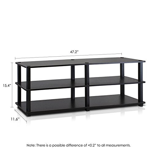 Furinno 3-Tier Wide Shoe Storage Rack, Espresso