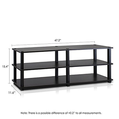 Furinno 3-Tier Wide Shoe Storage Rack, Espresso