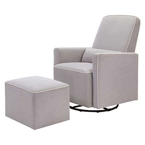 DaVinci Upholstered Swivel Glider with Ottoman, Certified