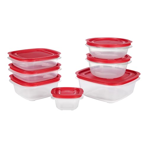 14 Piece Rubbermaid EasyStore Food Storage Containers