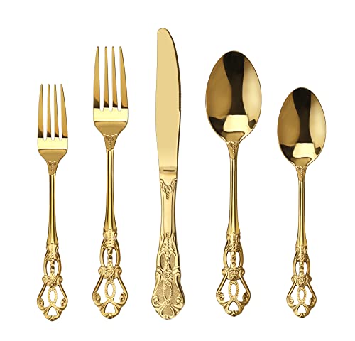 20 Piece Stainless Steel Flatware Set Utensils