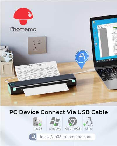 Phomemo Portable Wireless Thermal Printer for Travel