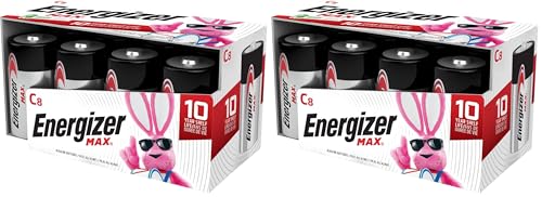 16 Pack Energizer MAX Alkaline C Batteries