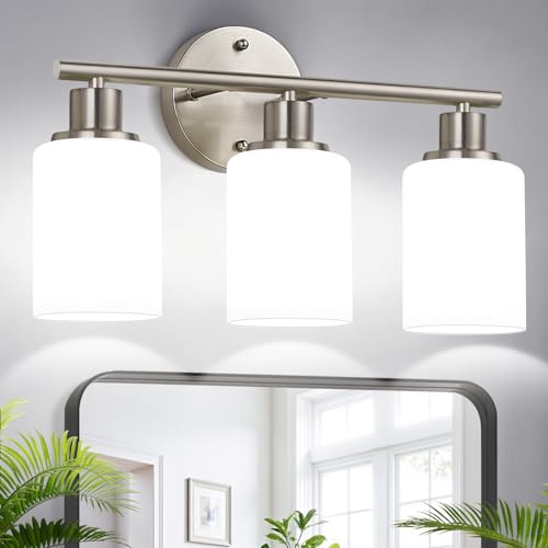 3-Light Farmhouse Bathroom Vanity Light Fixture