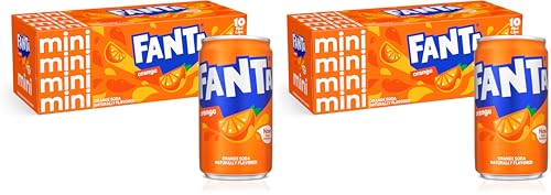 20 Pack Fanta Orange Soda Cans 7.5 fl oz