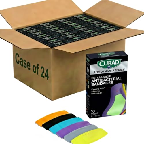 240 Count Curad Extra Large Antibacterial Bandages