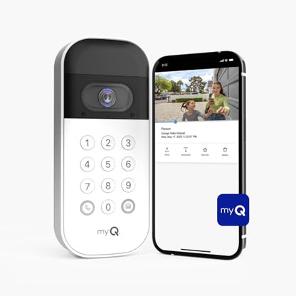 myQ Smart Garage Door Keypad with Camera