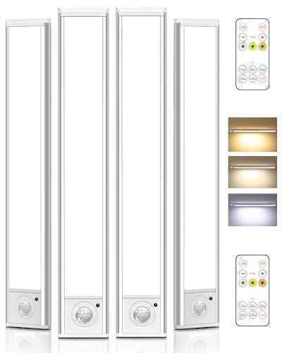 4 Pack Rechargeable Motion Sensor Under Cabinet Lights