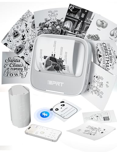 Mini Portable Thermal Sticker Printer for Notes & Crafts