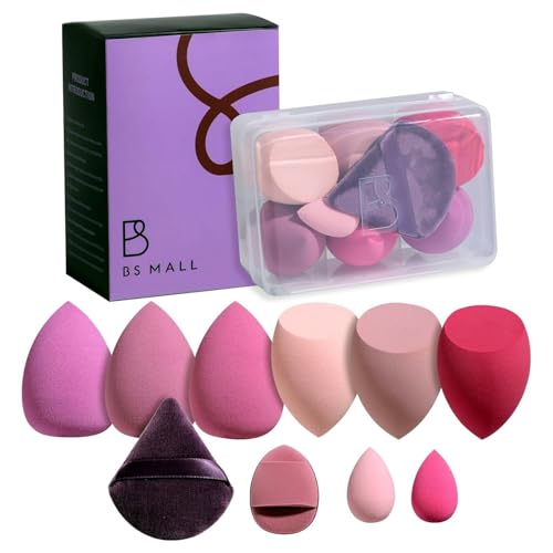 10 Pack Makeup Sponges and Powder Puffs Set
