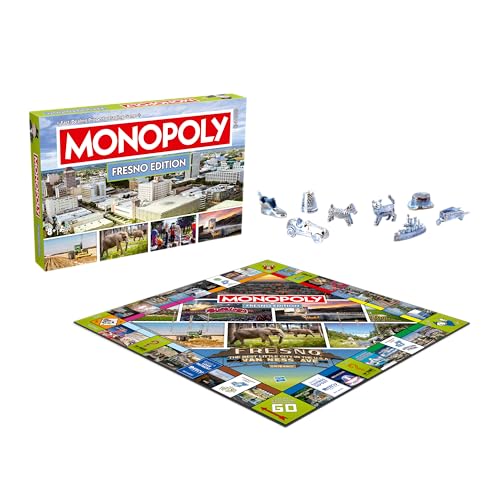 Monopoly Fresno California Edition Family Board Game