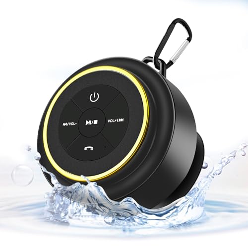 Waterproof Bluetooth Shower Speaker with Suction Cup