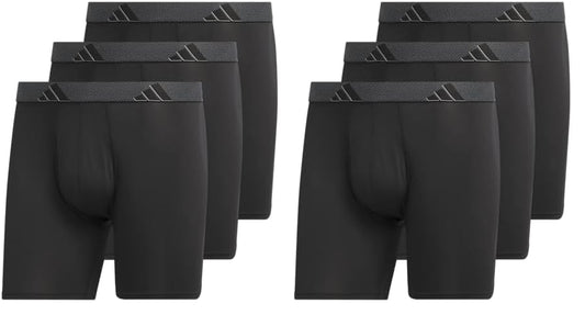 6 adidas Men's Performance Microfiber Boxer Briefs