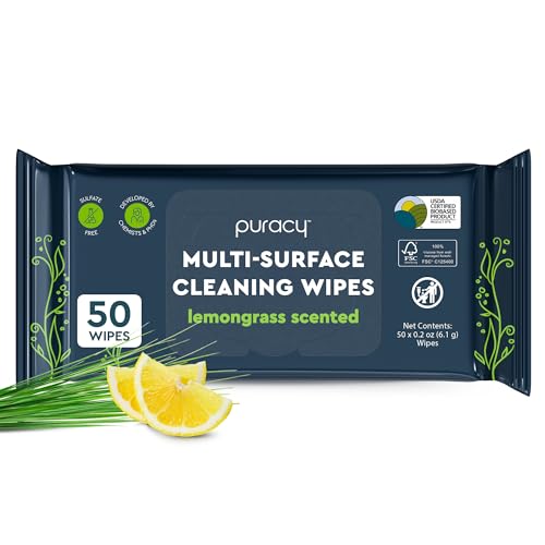 50 Count Puracy Non-Toxic All Purpose Cleaning Wipes