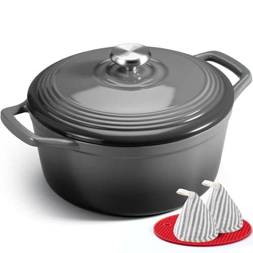 5.5 Quart Enameled Cast Iron Dutch Oven