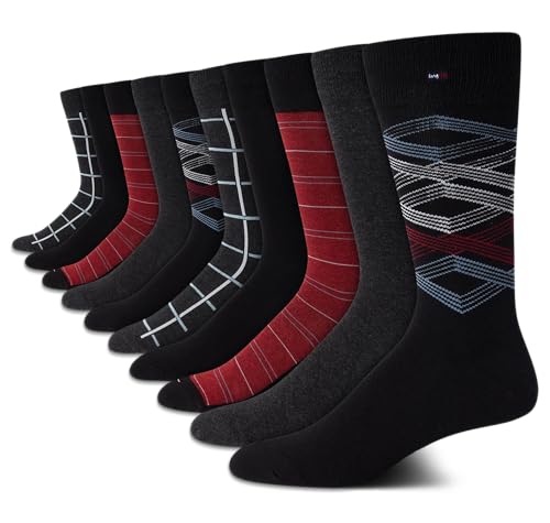 10 Pack Tommy Hilfiger Lightweight Dress Crew Socks