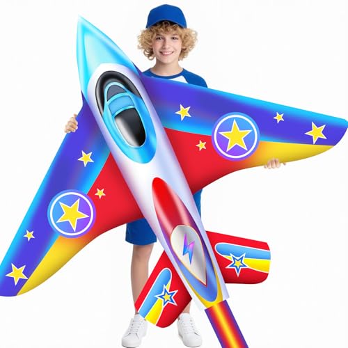 Long Tail Easy-Fly Airplane Kite