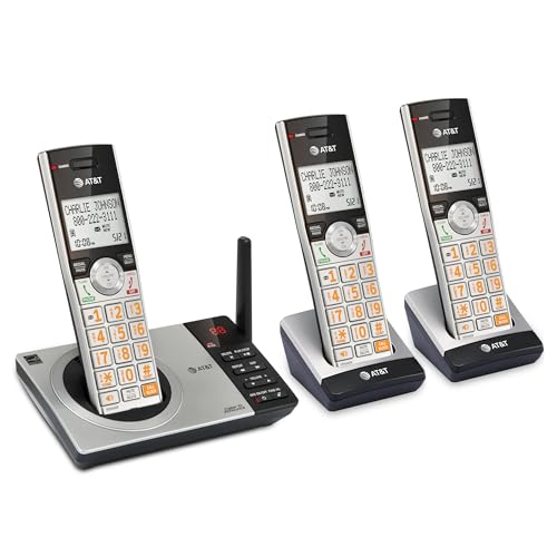 AT&T 3-Handset Cordless Phone with Answering System