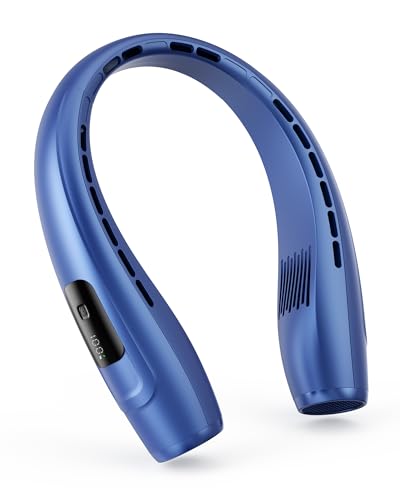 Bladeless Rechargeable Neck Fan with 4000mAh Battery
