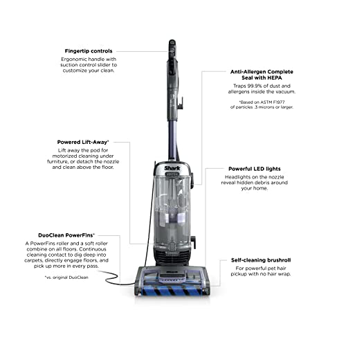 Shark Vertex DuoClean Upright Vacuum with Lift-Away