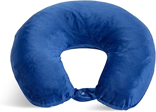 Microfiber Travel Neck Pillow, Soft, Machine Washable