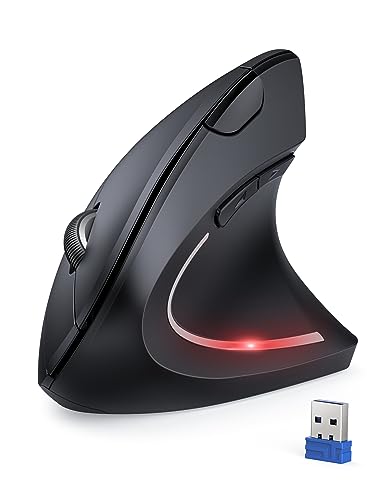 TECKNET Wireless Ergonomic Vertical Mouse 4800 DPI