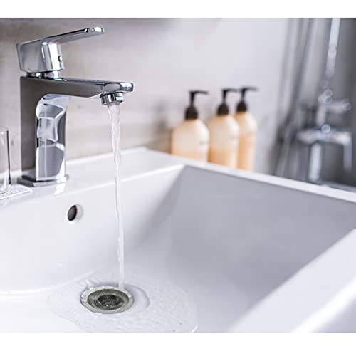 FURNIFE 6pcs Mesh Bathroom Lavatory Sink Strainer, Stainless Steel Slop Basket Filter Trap, 2.12" Top / 1" Sink Strainer, Bathroom Wash Basin Balcony Drain Hole, Utility, Slop, Laundry, RV