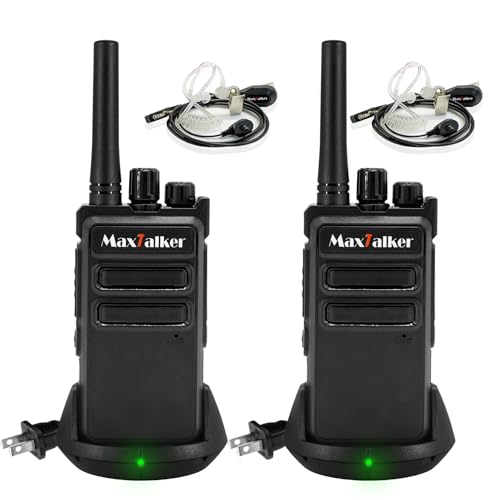 2 Pack Rechargeable Long Range Walkie Talkies