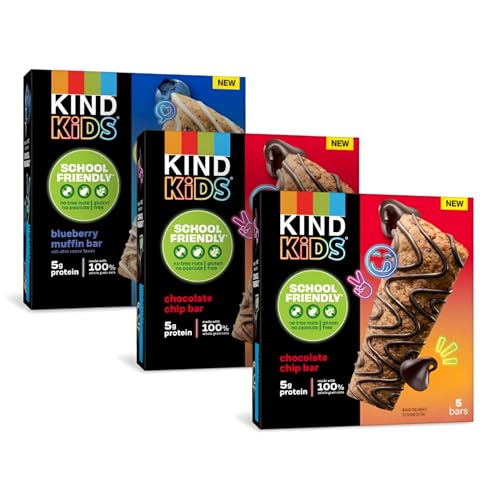 15 Count KIND Kids Nut-Free Oat Bars Variety Pack