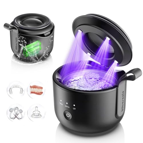 200ML Ultrasonic Denture and Retainer Cleaner Machine