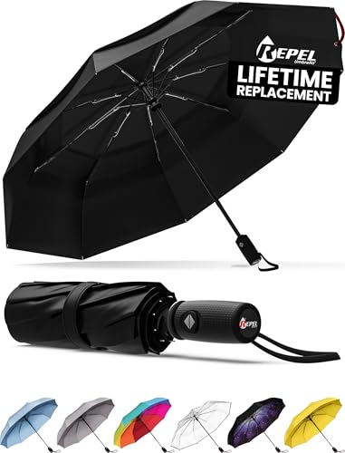 Repel Umbrella Windproof Travel Umbrella Auto Open Close