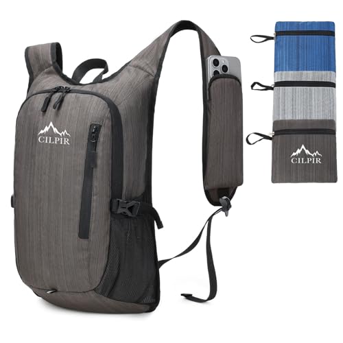 15L Small Lightweight Hiking Daypack with Phone Pocket