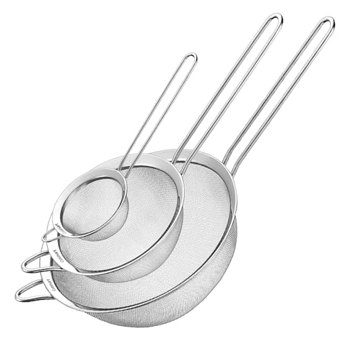 3 Pack Cuisinart Fine Mesh Kitchen Strainers