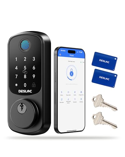 Smart Fingerprint Deadbolt Keyless Entry Door Lock