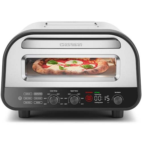 Chefman 12 Inch Indoor Electric Pizza Oven, 800°F