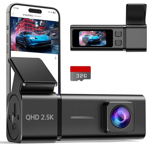 2.5K WiFi Dash Cam with Night Vision
