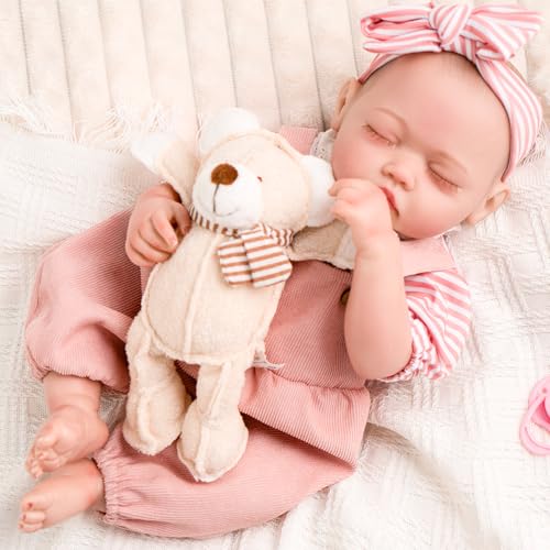 18-Inch Full Vinyl Sleeping Reborn Baby Doll