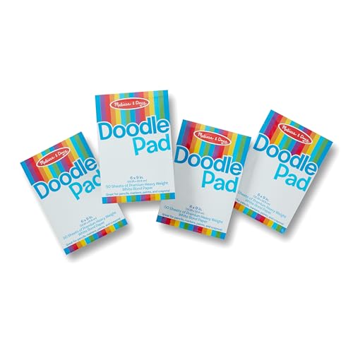 4 Pack Melissa & Doug Drawing Paper Pads