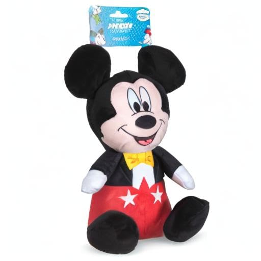 Mickey Mouse Plush Squeaky Dog Toy by Disney