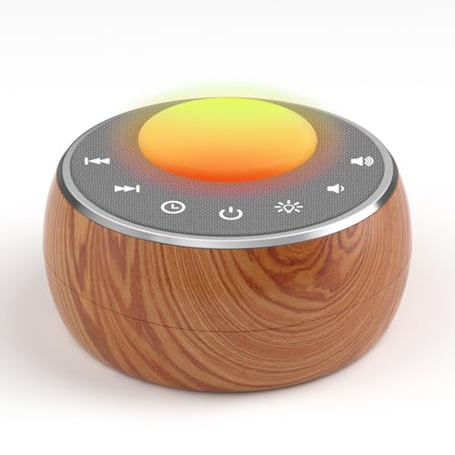 Portable White Noise Sound Machine, 27 No-Looping Sounds