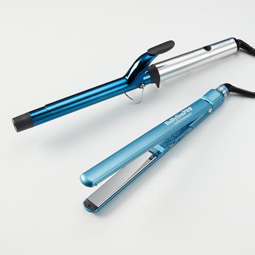 BaBylissPRO Nano Titanium Curling Iron and Flat Iron