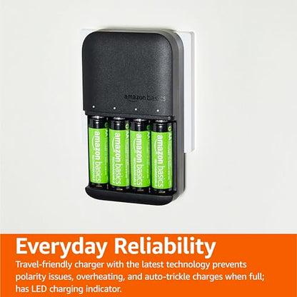 Amazon Basics 4-Bay AA/AAA Battery Charger Set