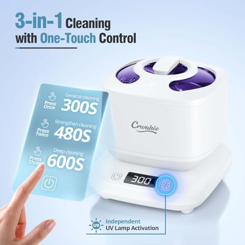 Ultrasonic Retainer Cleaner with Digital Timer
