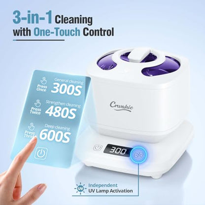 Ultrasonic Retainer Cleaner with Digital Timer