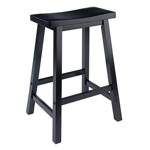 Winsome 24-Inch Saddle Seat Counter Stool