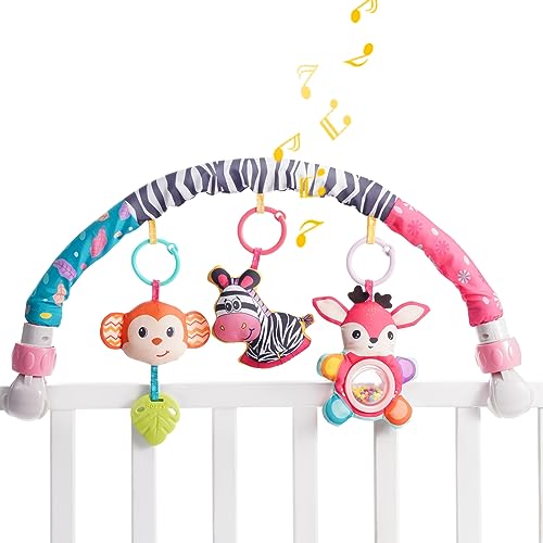 Baby Stroller Arch Toy with Sensory Activity Accessories