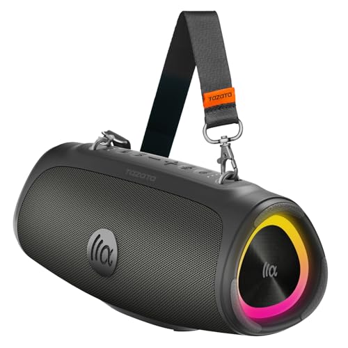 60W Portable Bluetooth Speaker, Waterproof Outdoor Boombox