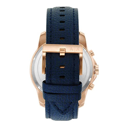 Armani Exchange Men's Chronograph Leather Watch